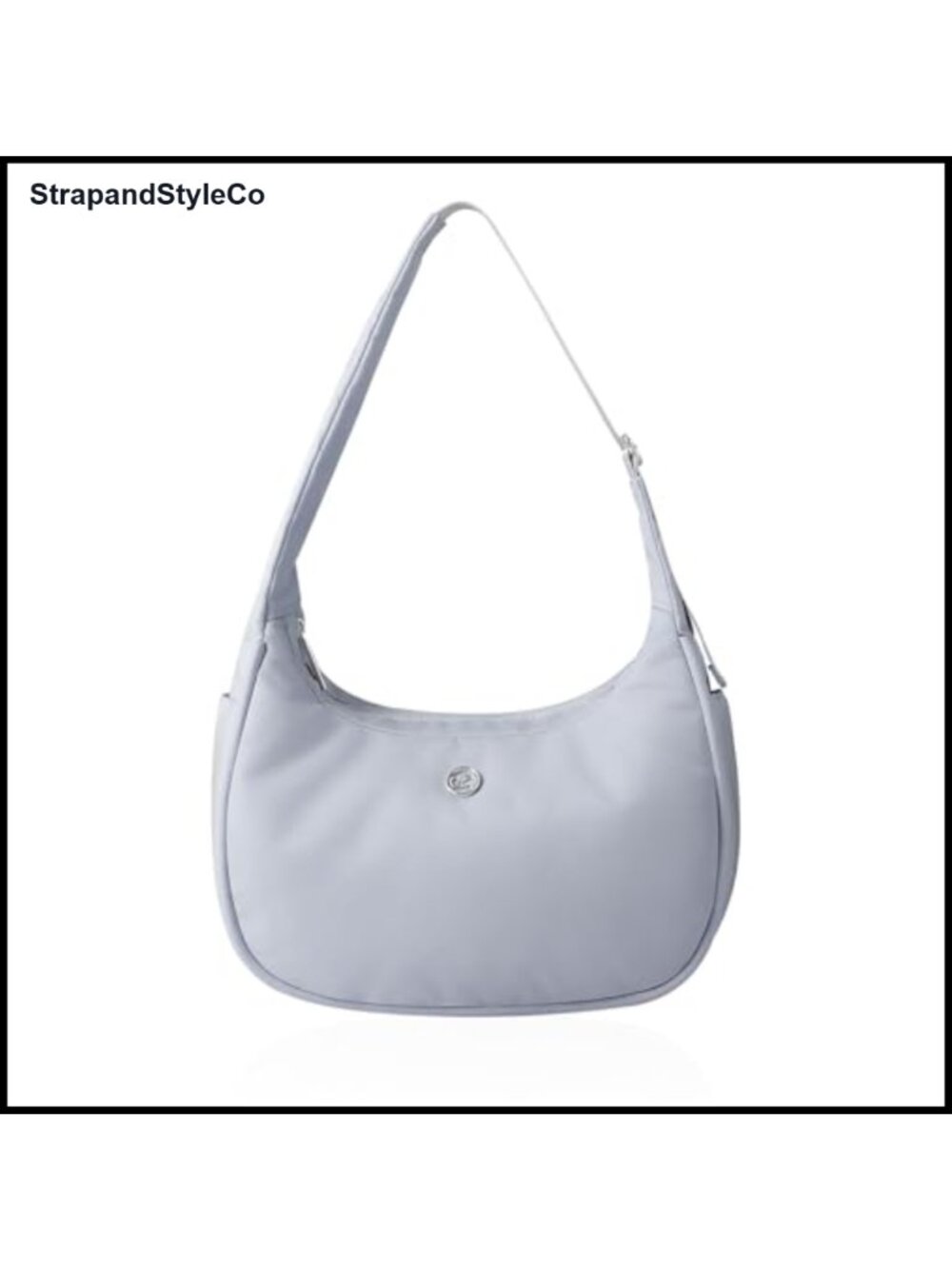 Nylon Crescent Hobo Mini Shoulder Bag Underarm Purse Small Tote